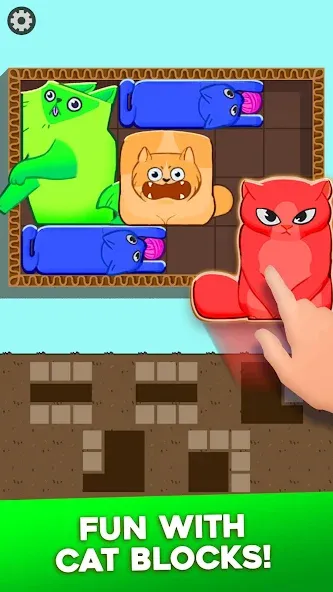 Block Puzzle Cats (Блок Пазл Кошки) [МОД Unlocked] Screenshot 1
