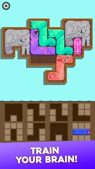 Block Puzzle Cats (Блок Пазл Кошки) [МОД Unlocked] Screenshot 4