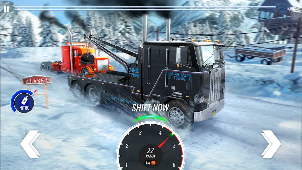 Big Rig Racing: Drag racing (Биг Риг Рейсинг) [МОД Mega Pack] Screenshot 2