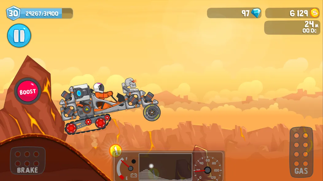 Rovercraft:Race Your Space Car (Роверкрафт) [МОД Бесконечные деньги] Screenshot 3