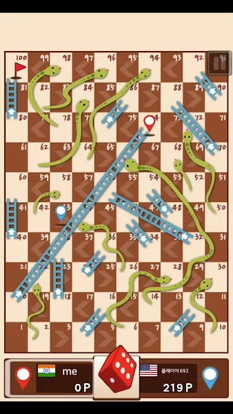 Snakes & Ladders King [МОД Много монет] Screenshot 4