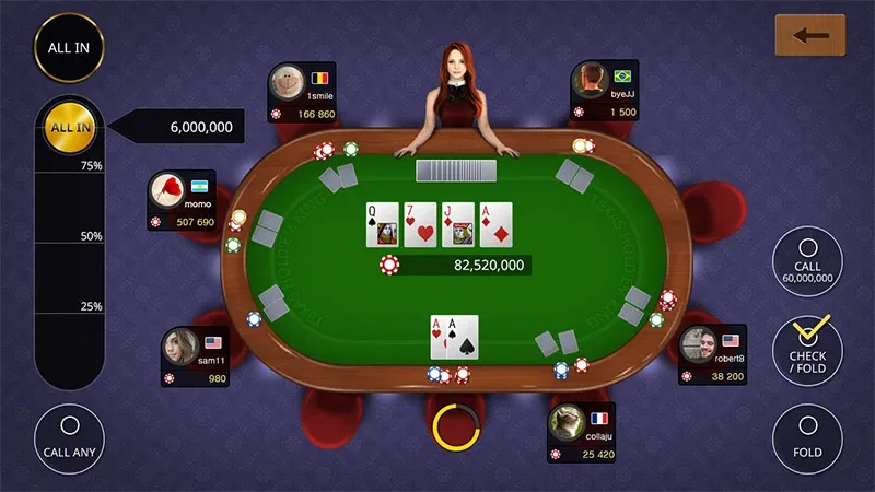Texas holdem poker king [МОД Меню] Screenshot 1