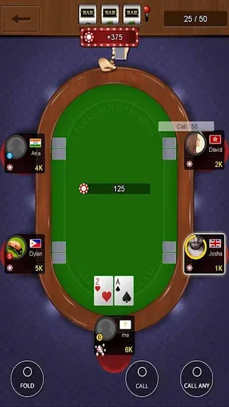 Texas holdem poker king [МОД Меню] Screenshot 4