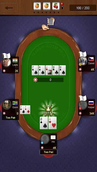 Texas holdem poker king [МОД Меню] Screenshot 5