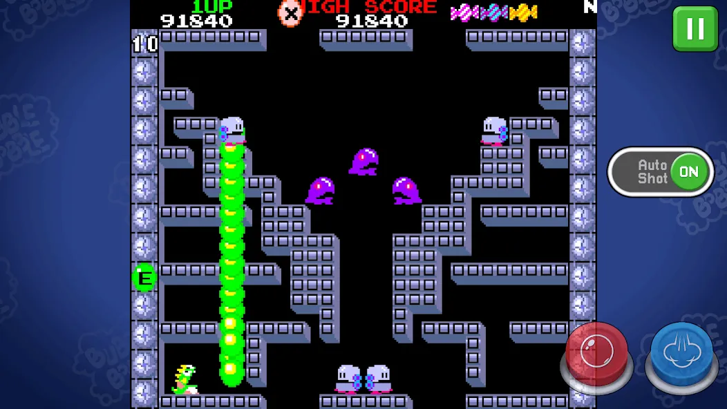 BUBBLE BOBBLE classic (БАБЛ БОББЛ классика) [МОД Menu] Screenshot 2