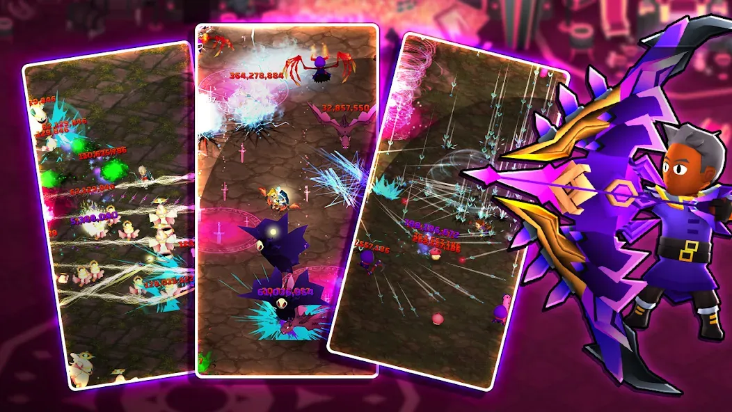 Super Arrow AFK: Skill Combos (упер Эрроу Айдл) [МОД Бесконечные монеты] Screenshot 1