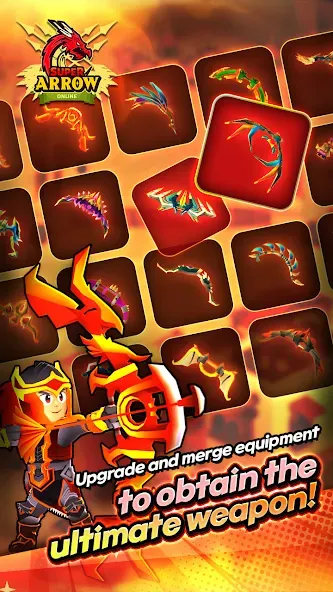 Super Arrow AFK: Skill Combos (упер Эрроу Айдл) [МОД Бесконечные монеты] Screenshot 5