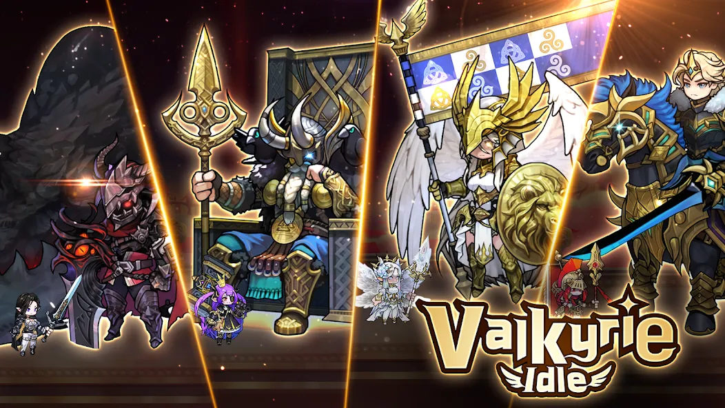Valkyrie Idle [МОД Много монет] Screenshot 1