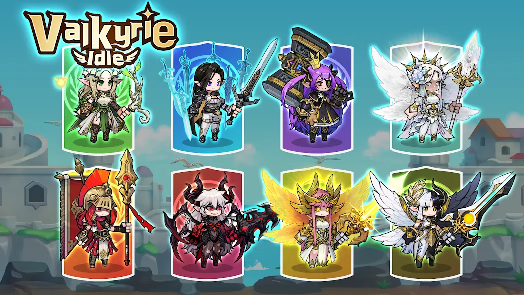 Valkyrie Idle [МОД Много монет] Screenshot 3