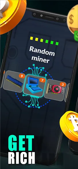 Merge Crypto Miner: Earn Money (Мердж Крипто Майнер) [МОД Unlimited Money] Screenshot 2