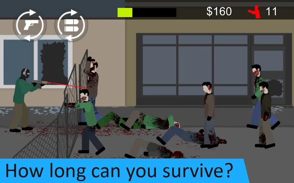 Flat Zombies: Defense&Cleanup (Флэт Зомби) [МОД Бесконечные деньги] Screenshot 5