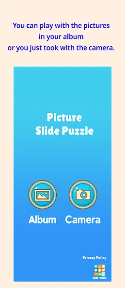 Slide Puzzle with your photo (Слайдпазл с вашим фото) [МОД Бесконечные монеты] Screenshot 2
