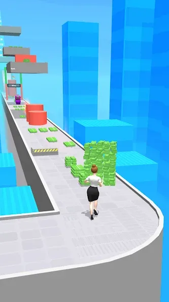 Money Run 3D (Мани Ран 3Д) [МОД Много монет] Screenshot 3