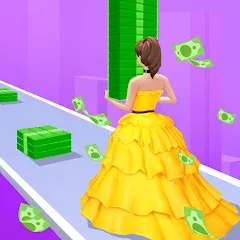 Взломанная Money Run 3D (Мани Ран 3Д)  [МОД Много монет]