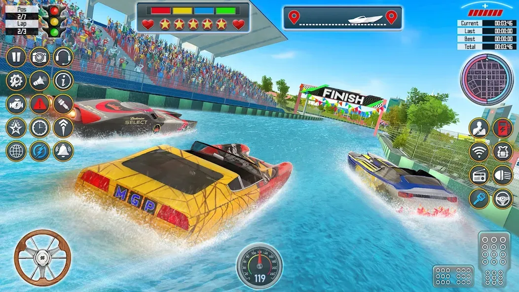Speed Boat Racing: Boat games [МОД Меню] Screenshot 4