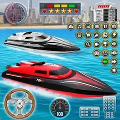 Скачать взлом Speed Boat Racing: Boat games  [МОД Меню]