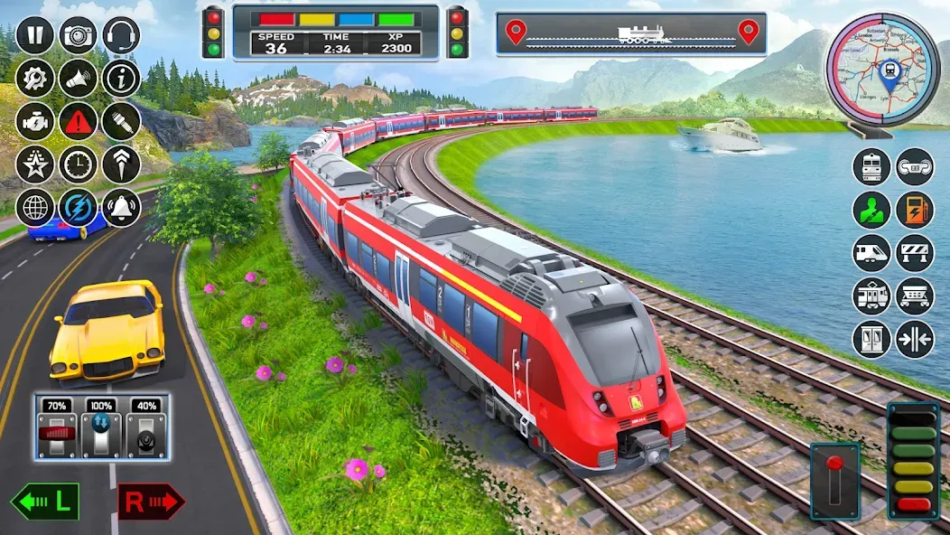 City Train Game 3d Train games [МОД Много денег] Screenshot 3