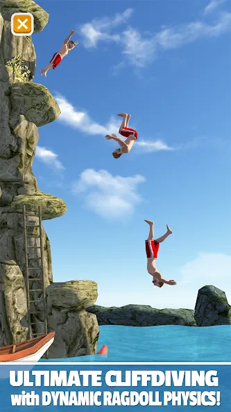 Flip Diving (Флип дайвинг) [МОД Меню] Screenshot 1