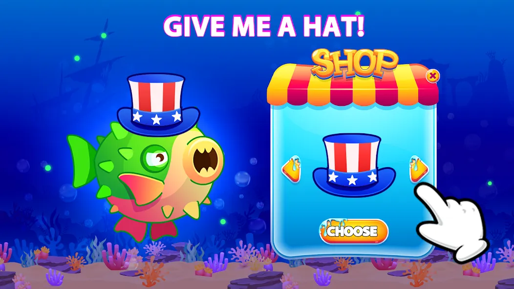 Eat Fish.IO : Fish Battle [МОД Много денег] Screenshot 4