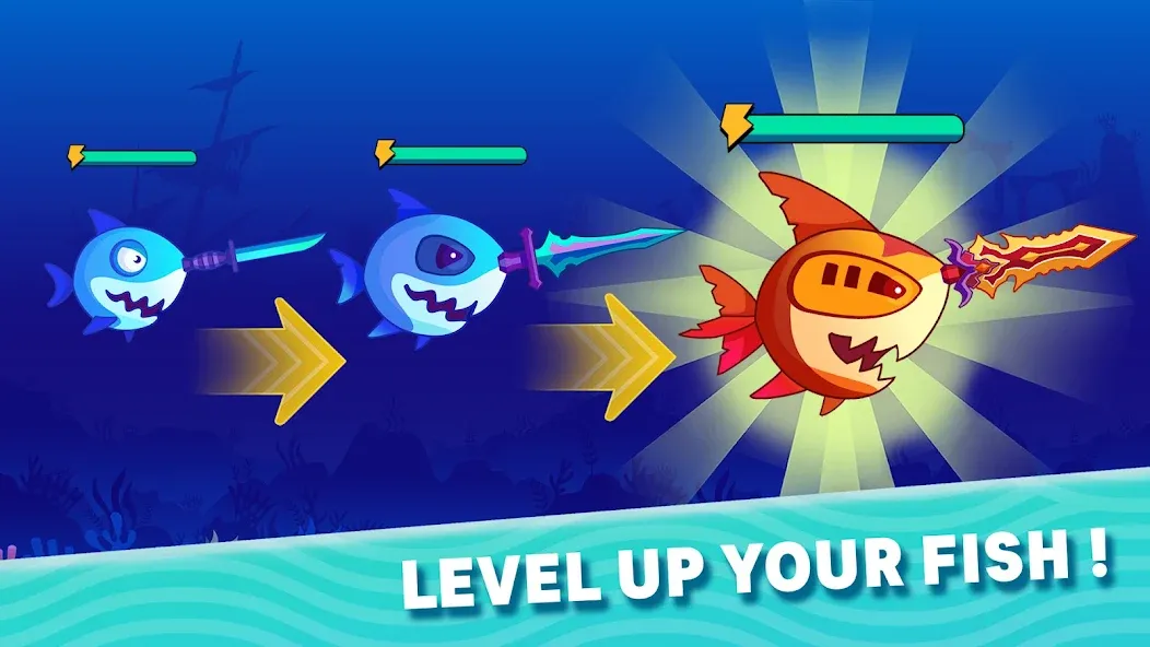 Sword Shark.io - Hungry Shark [МОД Unlimited Money] Screenshot 3