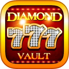 Взлом Diamond Vault Slots - Vegas (Бриллиантовые ячейки слотов)  [МОД Много монет]