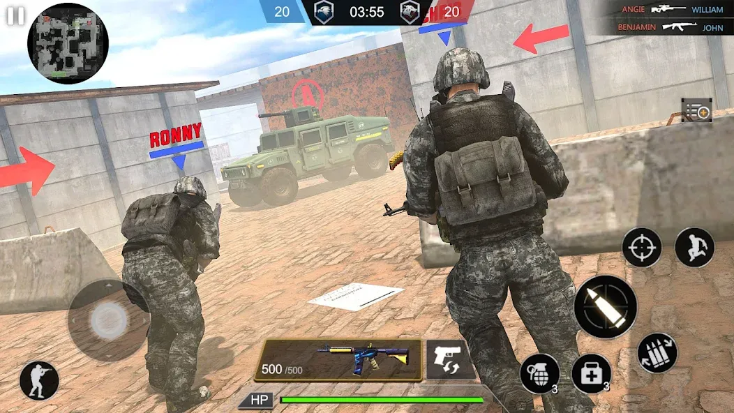 Army Commando Shooting Games [МОД Много монет] Screenshot 3