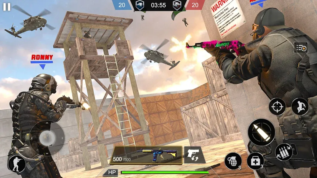 Army Commando Shooting Games [МОД Много монет] Screenshot 4