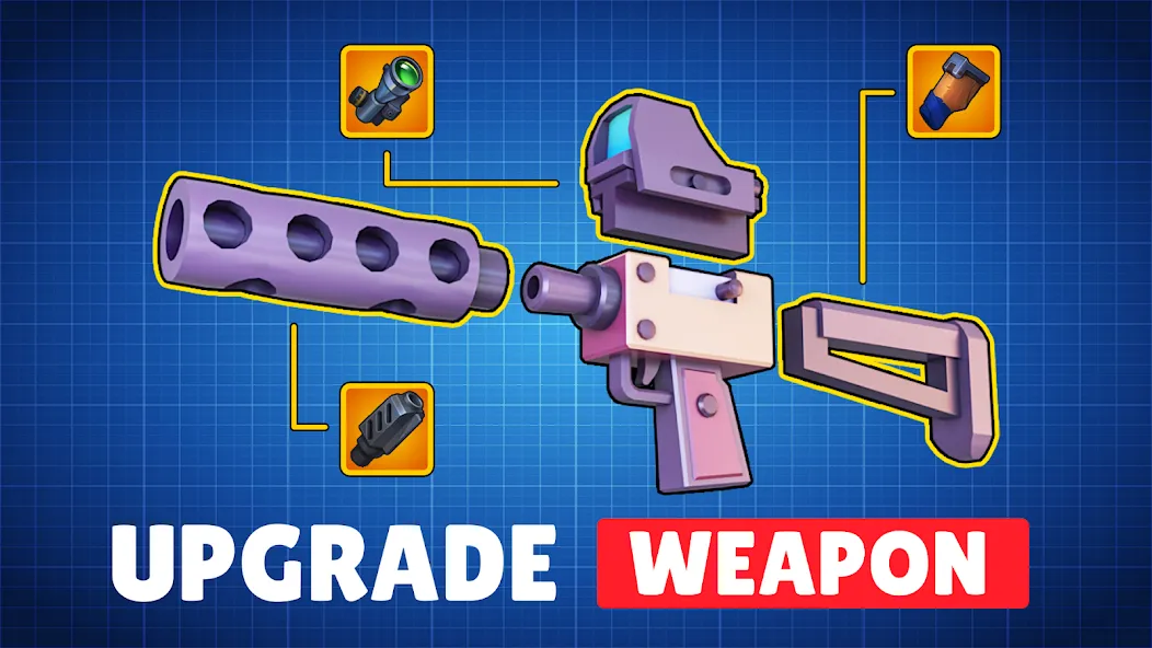 Soldier Wars RPG Fight Battle (тикмен оф Варс) [МОД Бесконечные деньги] Screenshot 1