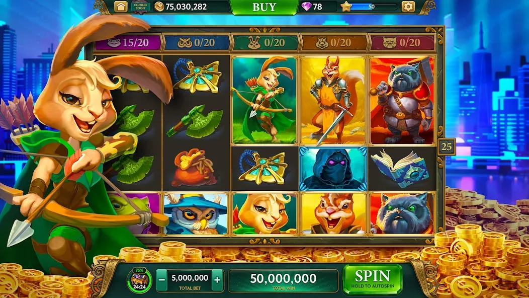 ARK Casino - Vegas Slots Game (АРК Казино) [МОД Много монет] Screenshot 2