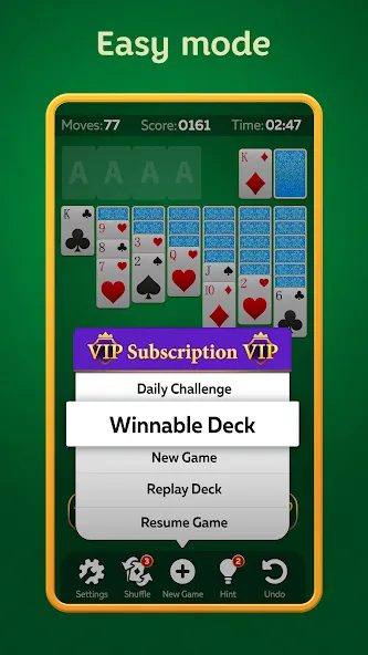 Solitaire Play - Card Klondike (Солитер Плей) [МОД Бесконечные деньги] Screenshot 4