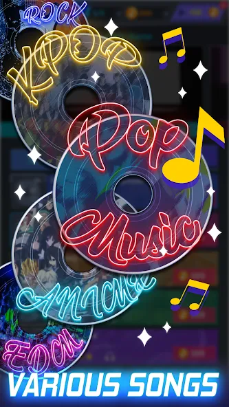Tap Tap Music-Pop Songs [МОД Mega Pack] Screenshot 4