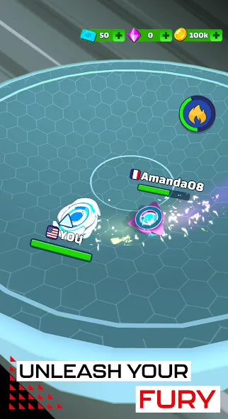 Spinner Fighter Arena (Спиннер Файтер Арена) [МОД Много денег] Screenshot 2