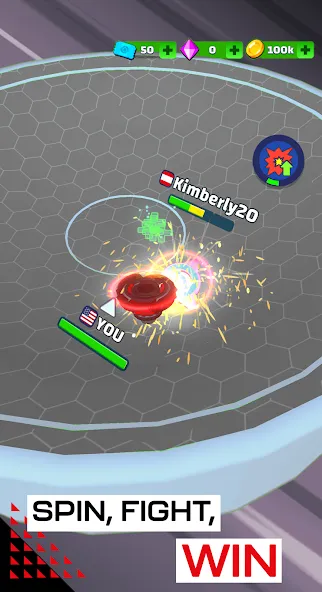 Spinner Fighter Arena (Спиннер Файтер Арена) [МОД Много денег] Screenshot 5