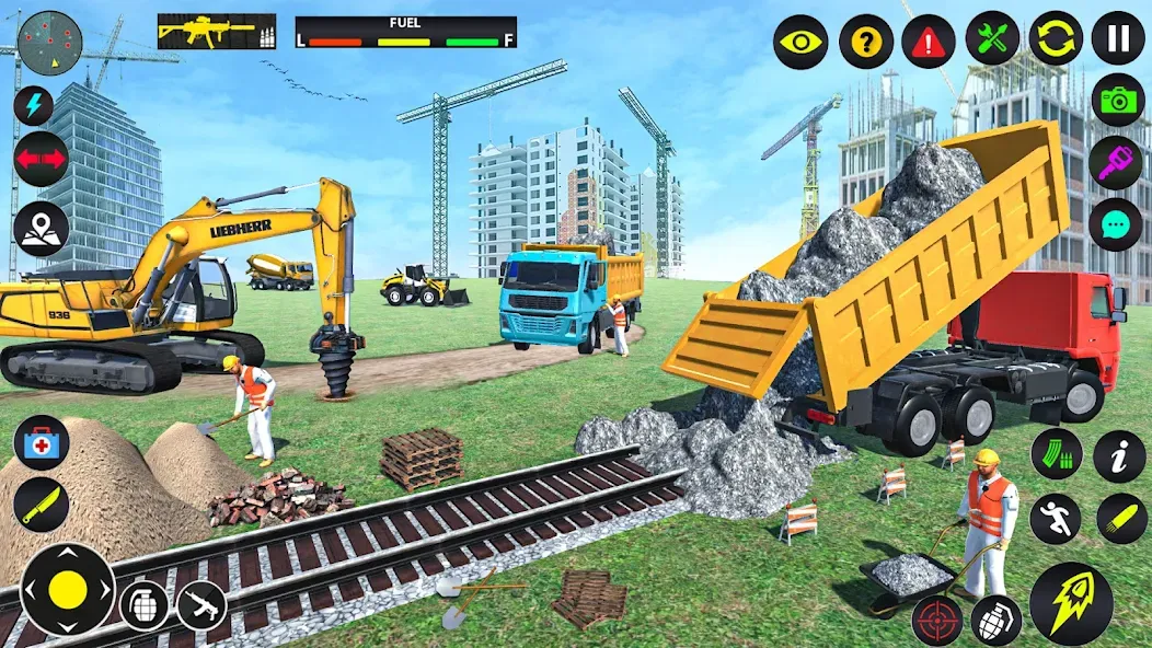 Excavator Simulator Crane Game (Экскаватор Симулятор Кран Игра) [МОД Mega Pack] Screenshot 1