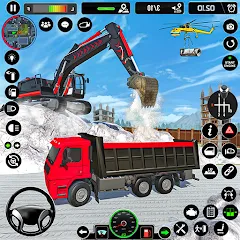 Взломанная Excavator Simulator Crane Game (Экскаватор Симулятор Кран Игра)  [МОД Mega Pack]