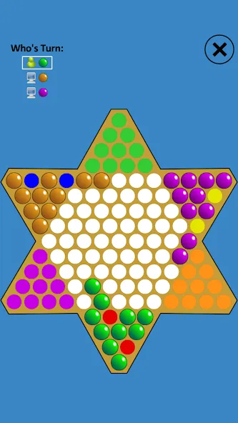 Chinese Checkers Touch (Китайские шашки Тач) [МОД Бесконечные монеты] Screenshot 2