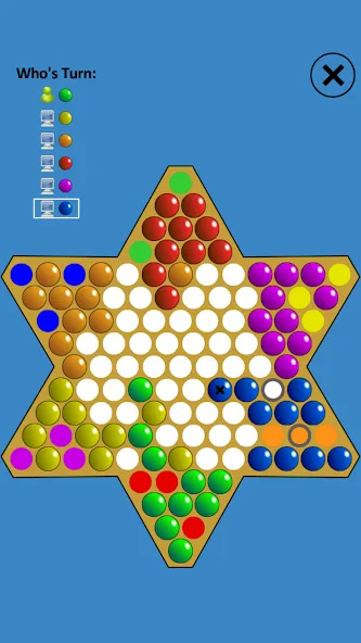 Chinese Checkers Touch (Китайские шашки Тач) [МОД Бесконечные монеты] Screenshot 3