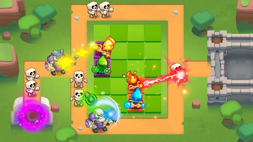 Rush Royale: Tower Defense TD (Раш Рояль) [МОД Mega Pack] Screenshot 1