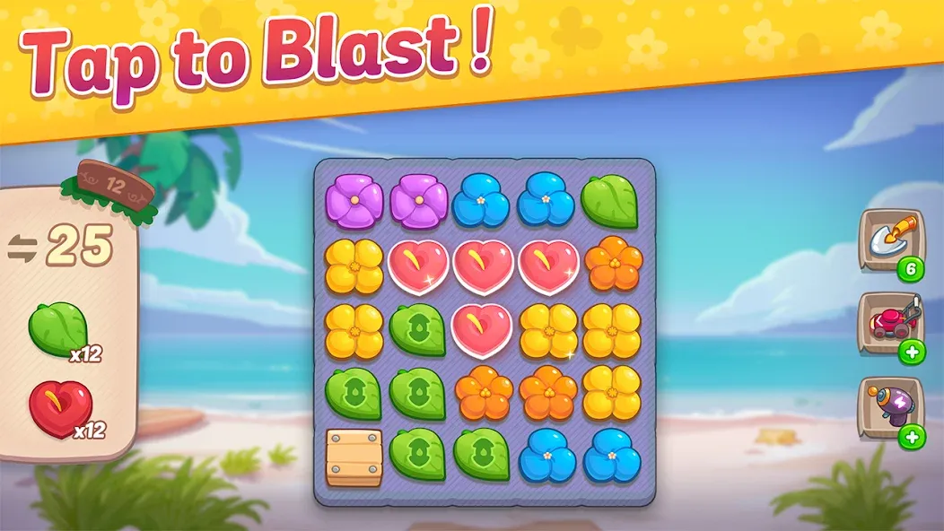 Ohana Island: Blast & Build (Охана Айленд) [МОД Много монет] Screenshot 5