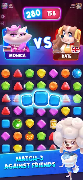 Match Club : PvP Match3 (Матч Клуб) [МОД Unlocked] Screenshot 4