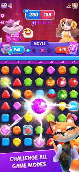 Match Club : PvP Match3 (Матч Клуб) [МОД Unlocked] Screenshot 5