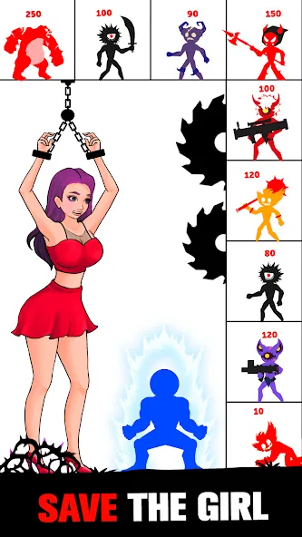 Stick Fight: Endless Battle (Стик Файт) [МОД Бесконечные деньги] Screenshot 4