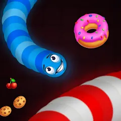 Скачать взлом Snake vs Worms: Fun .io Zone  [МОД Все открыто]