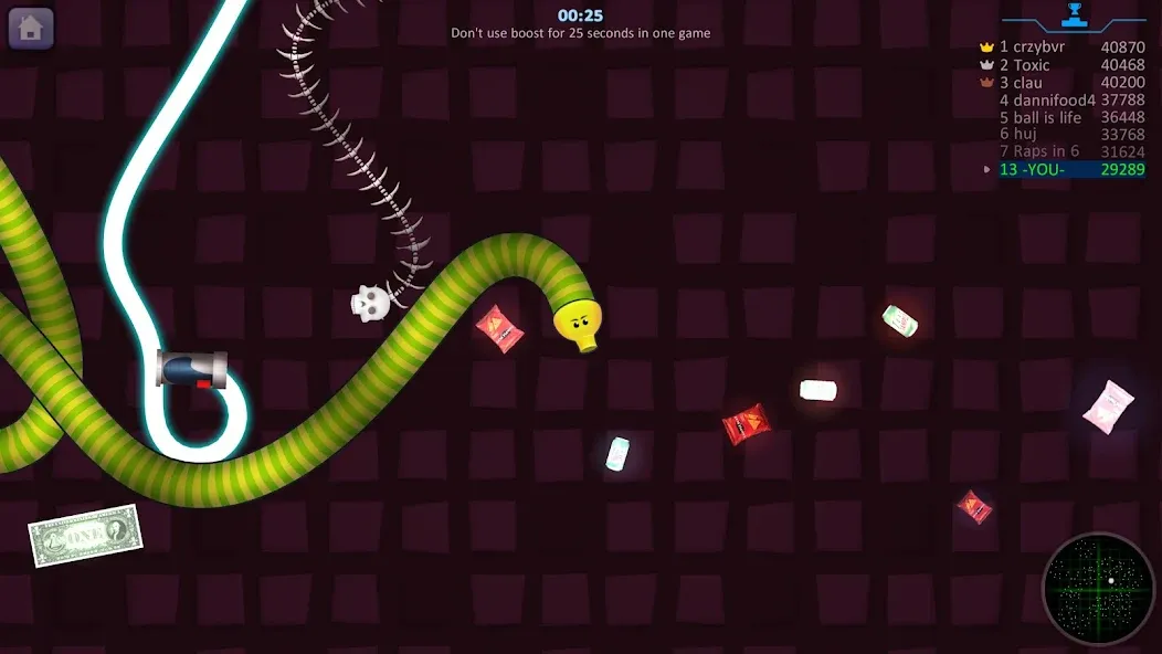 Snake Hunt: Worm io Games Zone [МОД Unlocked] Screenshot 5