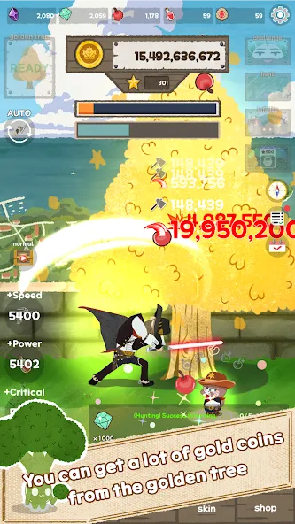 Woodcutter: Idle Clicker (Вудкаттер) [МОД Много монет] Screenshot 3