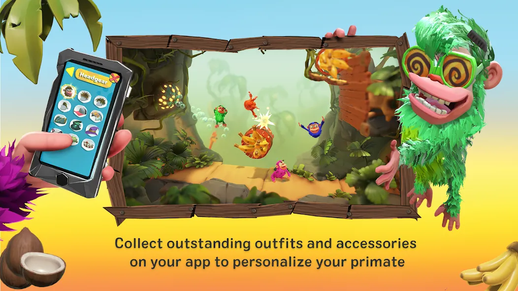 Chimparty [МОД Бесконечные деньги] Screenshot 1