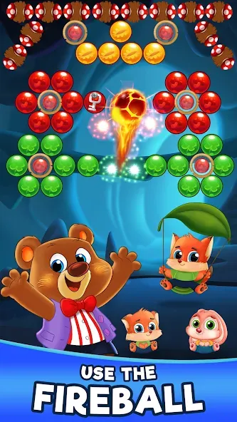 Bubble Friends Bubble Shooter [МОД Меню] Screenshot 3