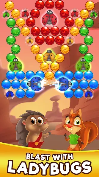Bubble Friends Bubble Shooter [МОД Меню] Screenshot 4
