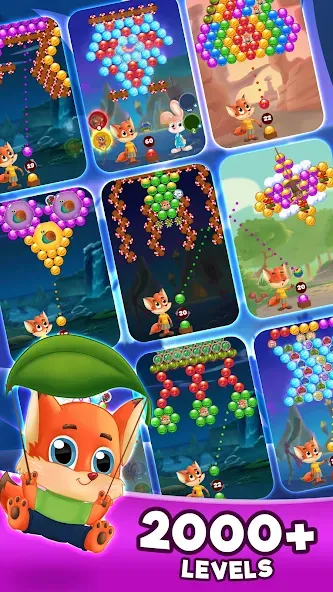 Bubble Friends Bubble Shooter [МОД Меню] Screenshot 5