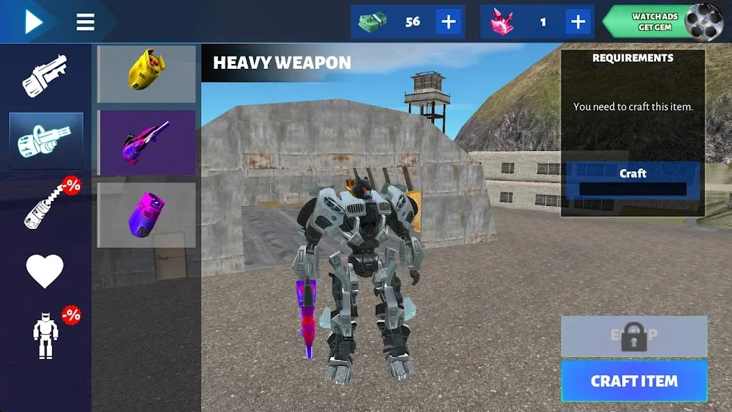 Robot Car (робот машина) [МОД Unlimited Money] Screenshot 3